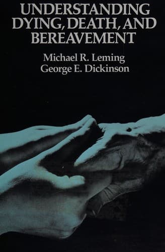 Cover image for Understanding dying, death, and bereavement