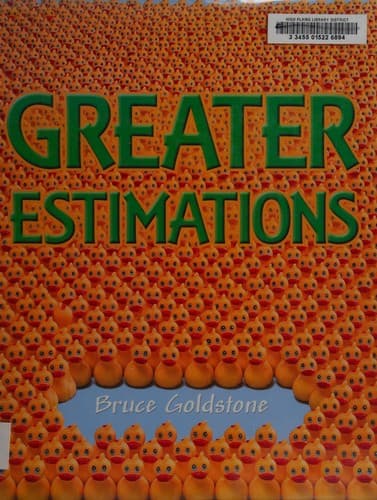 Cover image for Greater estimations