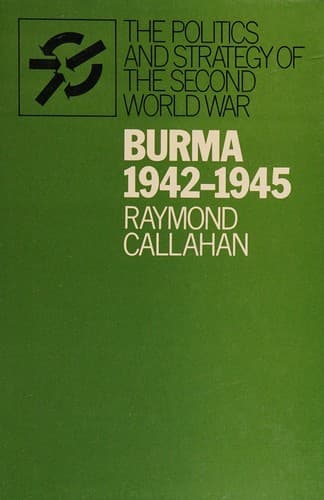 Cover image for Burma 1942-1945