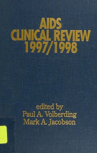 Cover image for AIDS clinical review.
