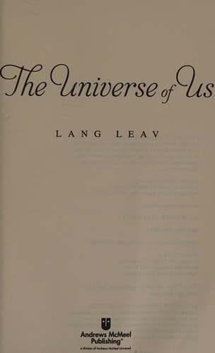 Cover image for The universe of us