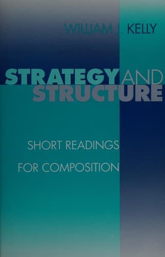 Cover image for Strategy and structure