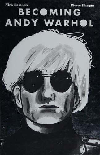 Cover image for Becoming Andy Warhol