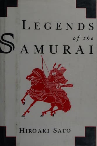 Cover image for Legends of the samurai