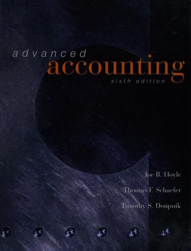 Cover image for Advanced accounting