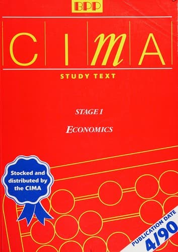 Cover image for CIMA Study Text (CIMA Study Texts)
