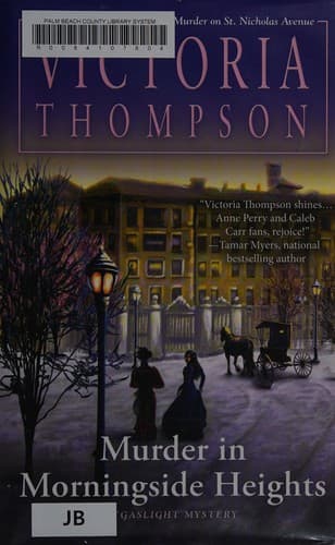 Cover image for Murder in Morningside Heights