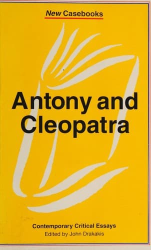 Cover image for Antony and Cleopatra