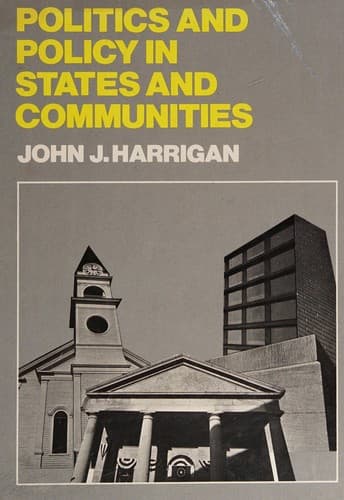 Cover image for Politics and policy in states and communities