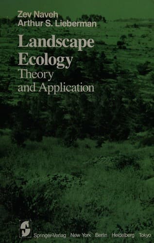Cover image for Landscape ecology