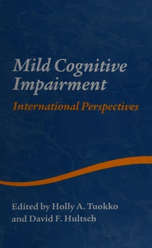 Cover image for Mild cognitive impairment