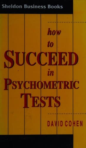 Cover image for How to succeed in psychometric tests