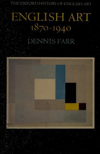 Cover image for English art, 1870-1940