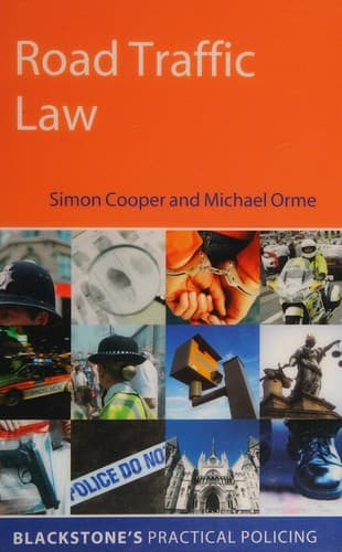 Cover image for Road traffic law