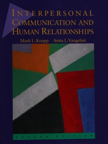 Cover image for Interpersonal communication and human relationships