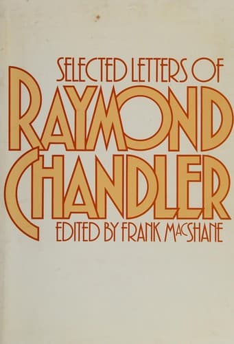 Cover image for Selected letters of Raymond Chandler