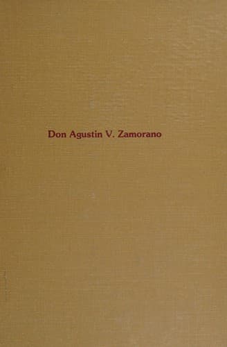 Cover image for Don Agustin V. Zamorano