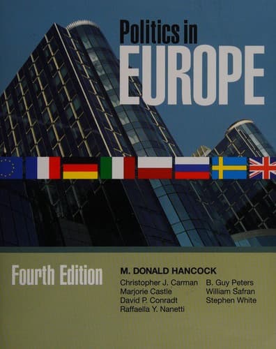 Cover image for Politics in Europe