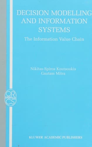 Cover image for Decision modelling and information systems