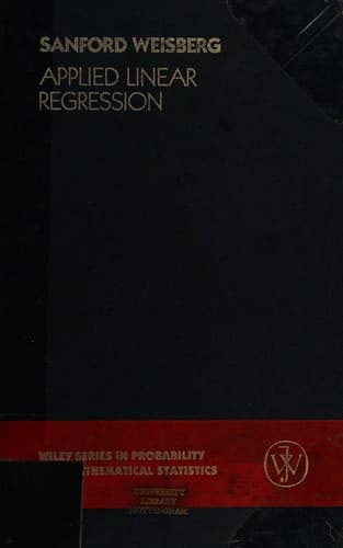Cover image for Applied linear regression