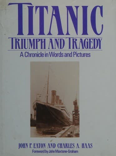 Cover image for Titanic, triumph and tragedy