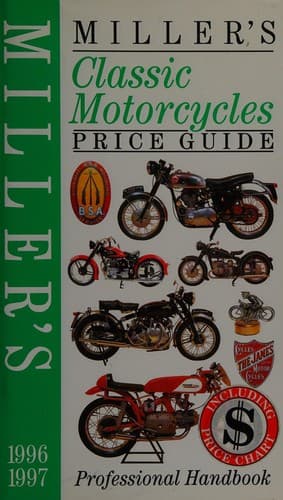 Cover image for Miller's Classic Motorcycles Price Guide 1996