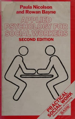 Cover image for Applied psychology for social workers