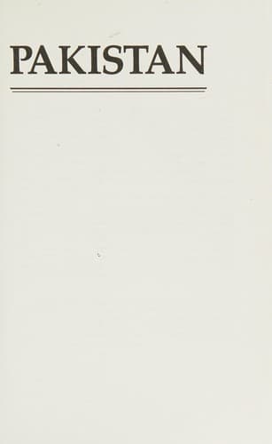 Cover image for Pakistan