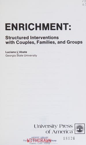 Cover image for Enrichment