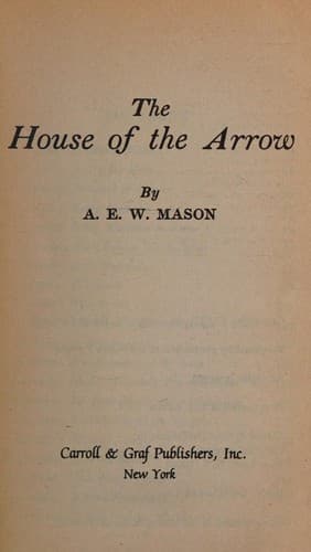Cover image for The House of the Arrow