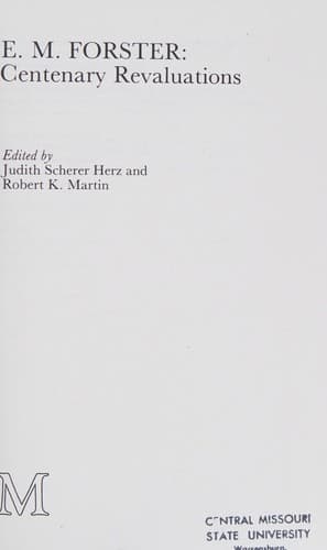 Cover image for E. M. Forster