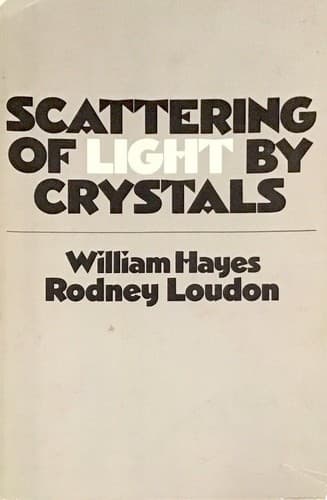 Cover image for Scattering of light by crystals