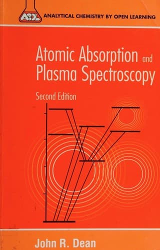 Cover image for Atomic absorption and plasma spectroscopy