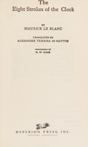 Cover image for The eight strokes of the clock