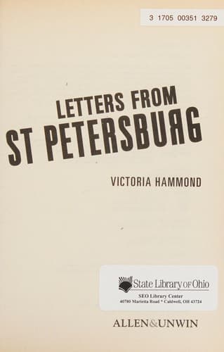 Cover image for Letters from St. Petersburg