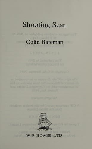 Cover image for Shooting Sean.