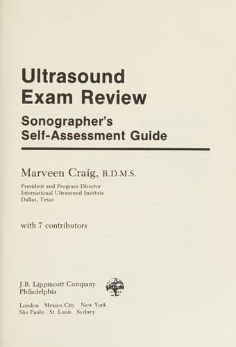 Cover image for Ultrasound exam review