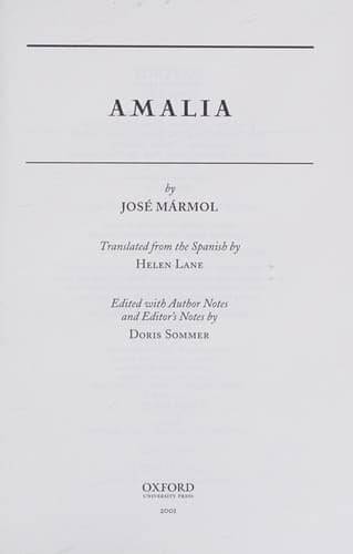 Cover image for Amalia
