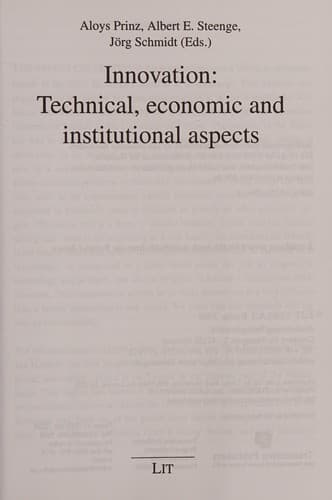 Cover image for Innovation