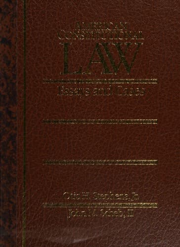 Cover image for American constitutional law