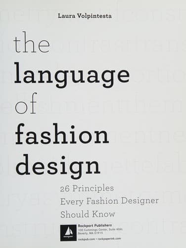 The language of fashion design
