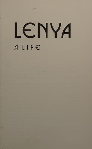 Cover image for Lenya
