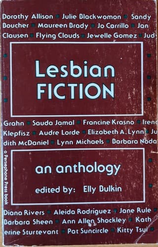 Cover image for Lesbian Fiction