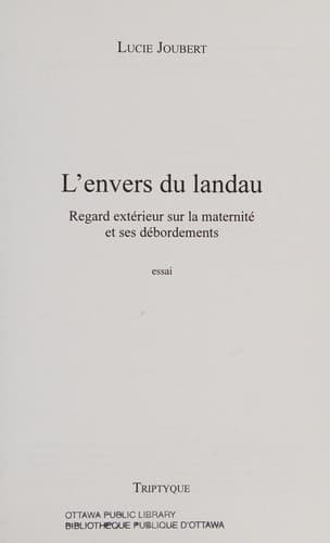 L'envers du landau