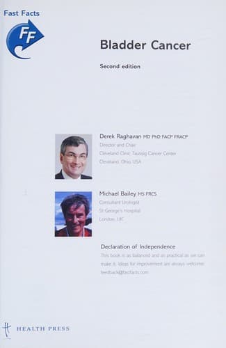 Cover image for Bladder cancer.