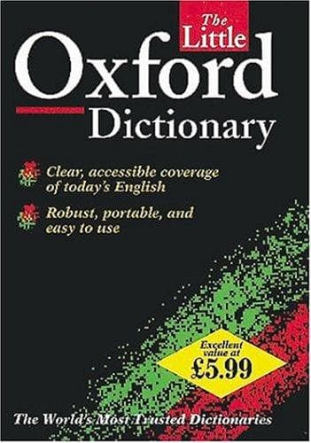 Cover image for The little Oxford dictionary.