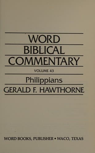 Cover image for Philippians