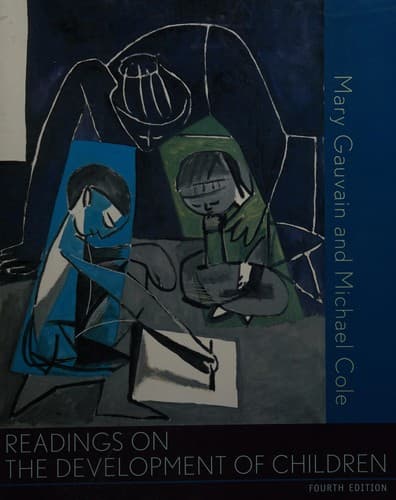 Cover image for Readings on the development of children