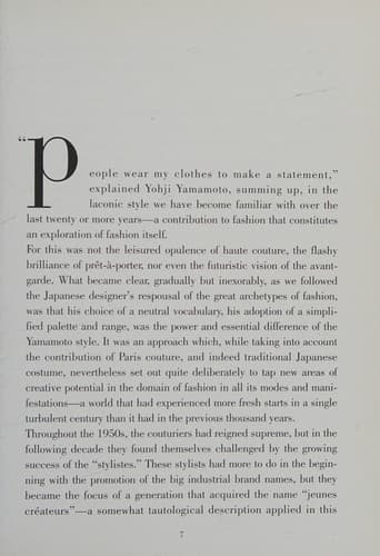 Cover image for Yohji Yamamoto
