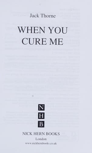 Cover image for When you cure me